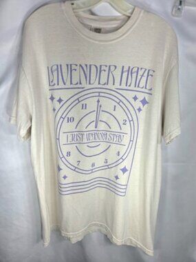 Taylor Swift Inspired Lavender Haze Comfort Colors Ivory T Shirt Size Large